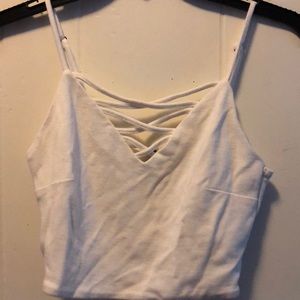 White Tank/Crop Top | Forever 21